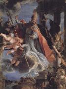 COELLO, Claudio The Triumph of St.Augustine oil